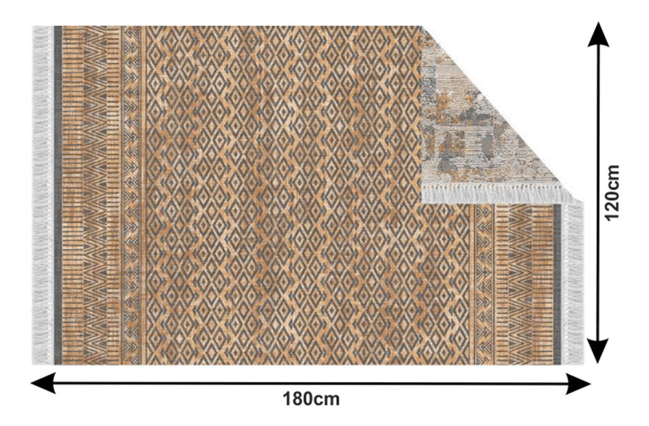 Koberec 120x180 cm Malma 2 (hnedá)