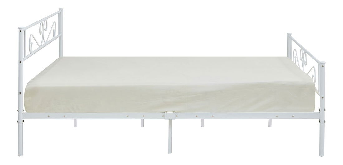 Kovová posteľ Mirjan Bellamy-601 (biela)
