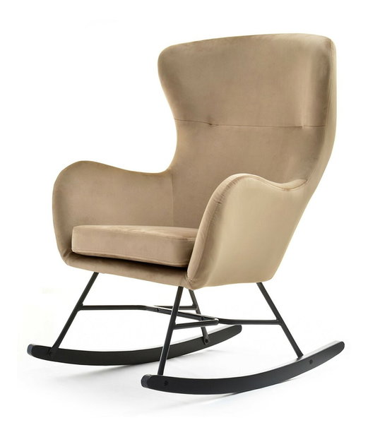 Fotelja Nesia (bež + crna bukva)