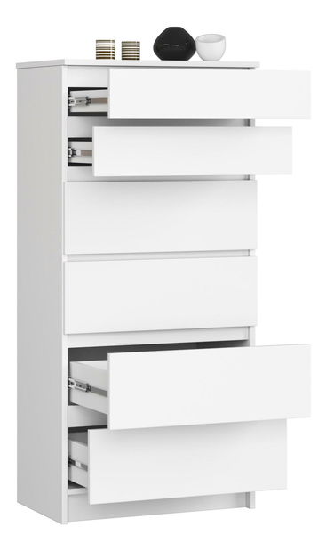 Comodă Kalista III (Alb)