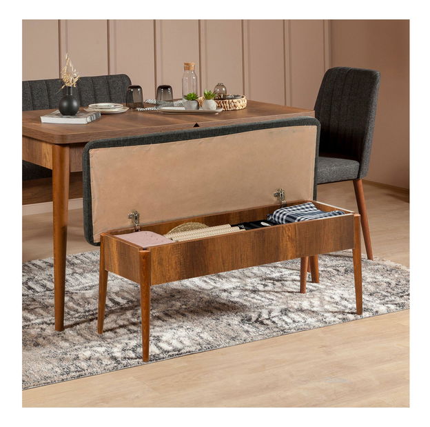 Pad Vanessa B (dió + antracit)