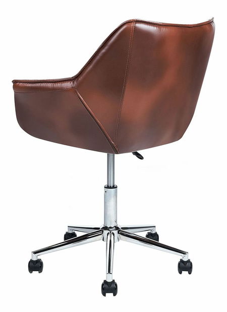 Kancelárska stolička Newza (hnedá)