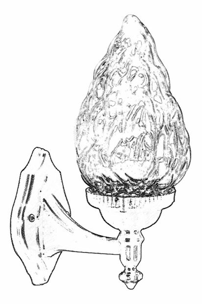 Iluminat de perete pentru exterior Deryn (Negru)