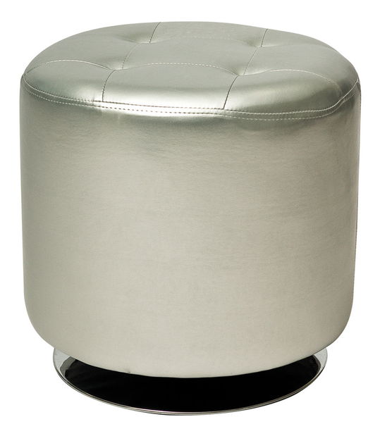 Taburetka C-901 strieborná