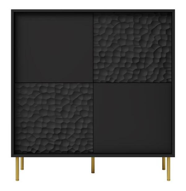 Ormarić Balle (crna + zlatna)