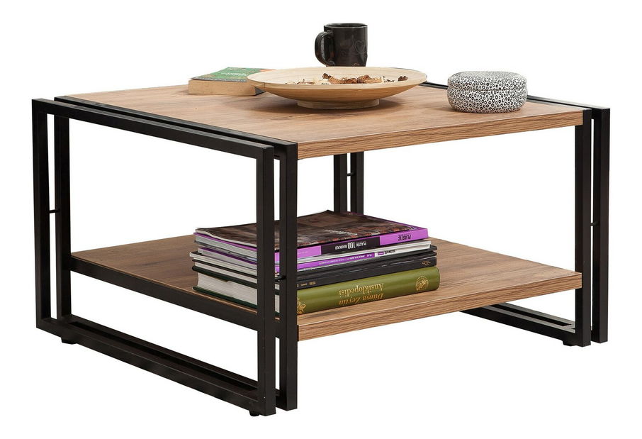 Set mobilier living Cosmopolitan 13 (atlantic pin + negru)