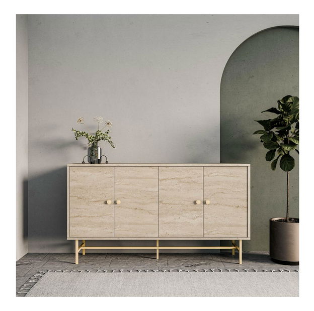 Skrinka Diamon Consol (travertín)