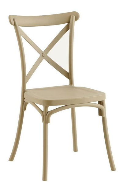 Jedálenská stolička Saviva(sivohnedá)