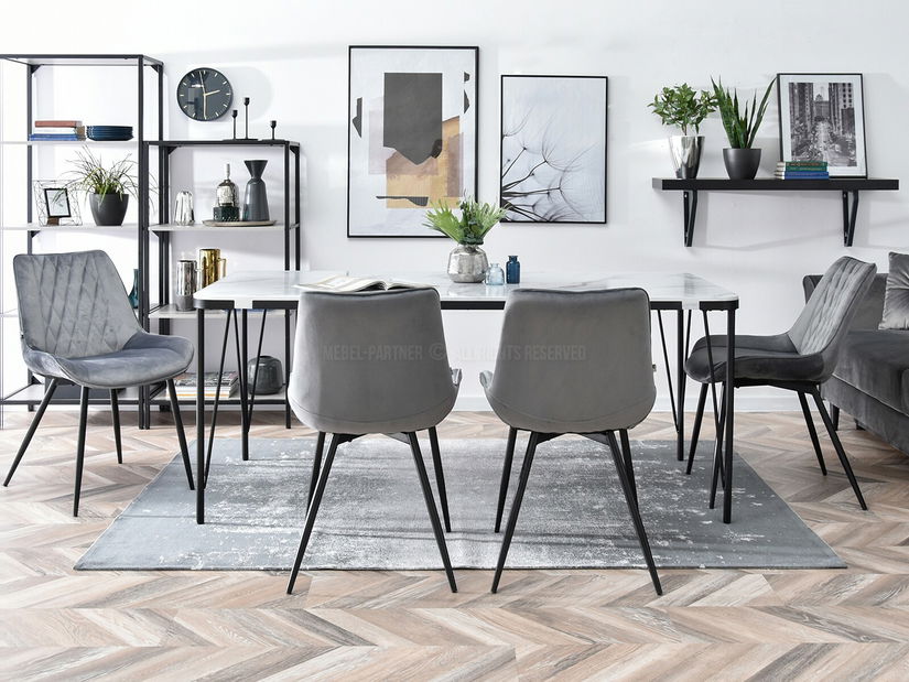 Szék Aron (szürke + fekete)