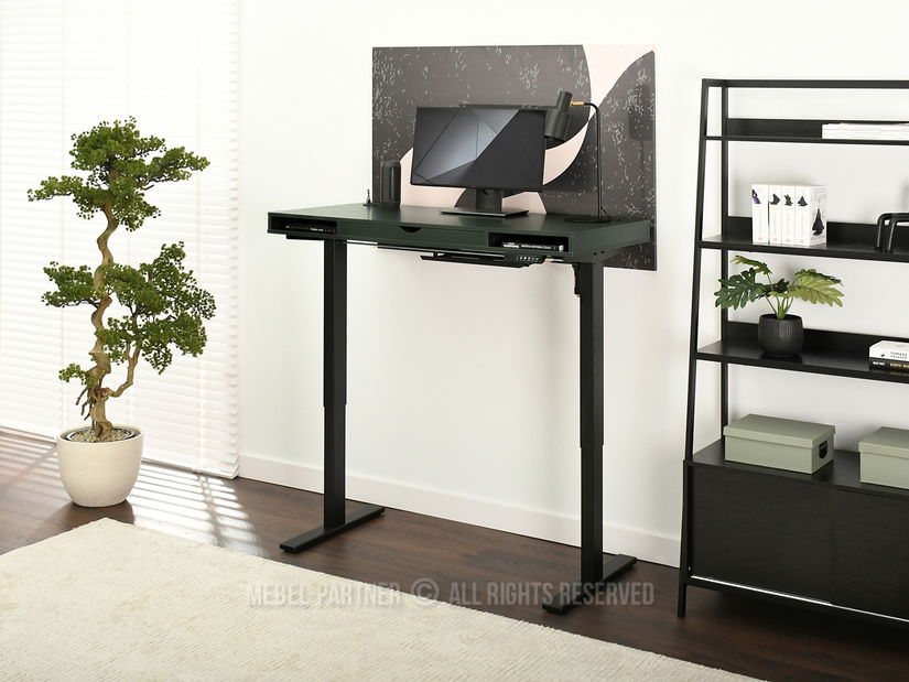 Masă PC Osto 120 (verde + negru)