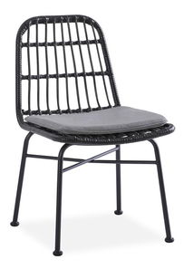 Záhradná stolička Karma K401 (čierna)