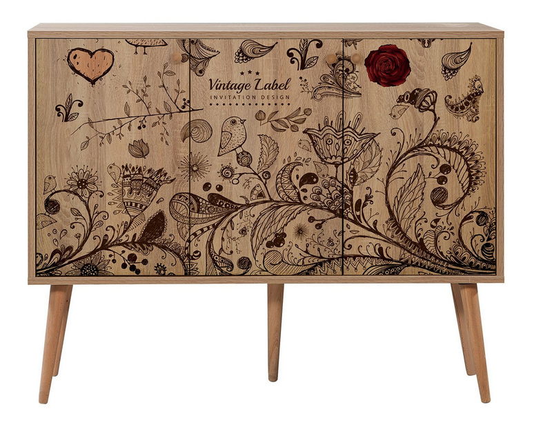 Ormarić Meghan (hrast sonoma)