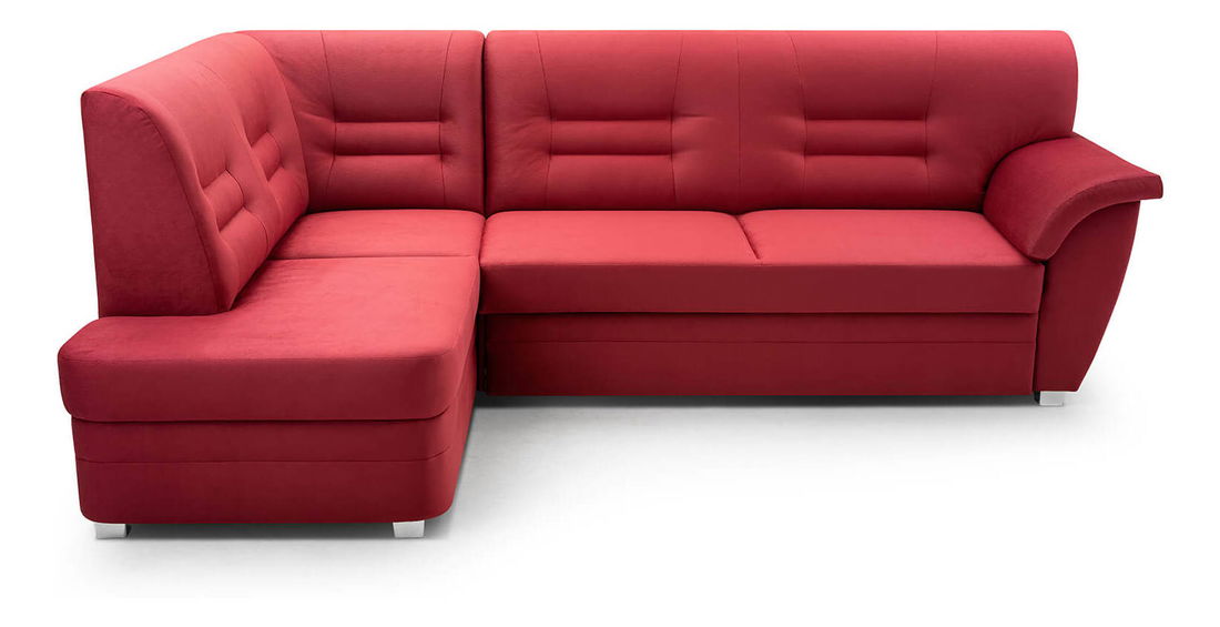 Sarokkanapé Janeen (sötétpiros) (B)