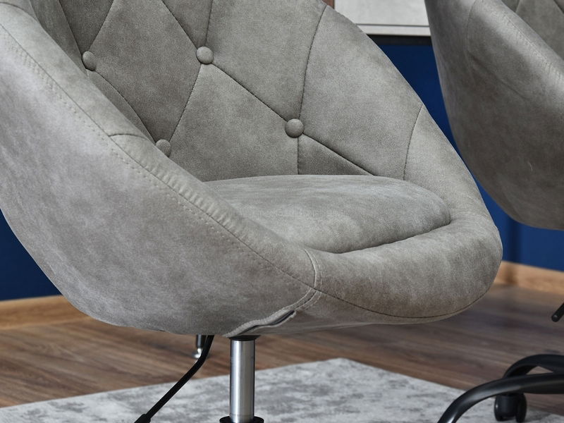 Kreslo Lush 4 (sivá + čierna)