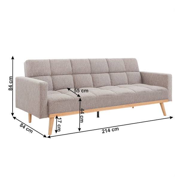 Pohovka trojsedačka Mavona (hnedá)