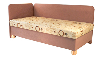 Egyszemélyes ágy (dívány) 80 cm Sarita (rugós matraccal) (B)