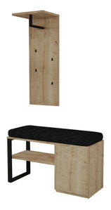 Set mobilier hol Lingon (stejar safir)