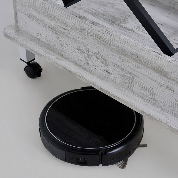 Konferenčný stolík na kolieskach Helsin (Biela)