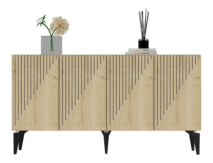 Skrinka Tomune 3 (dub zafírový) 