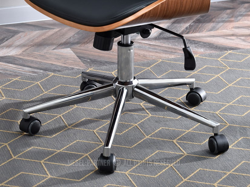 Szék Oscaro (sötét dió + króm)