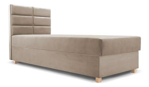 Jednostruki krevet 80 cm Picasso I (bež) (s prostorom za odlaganje i madracem) 