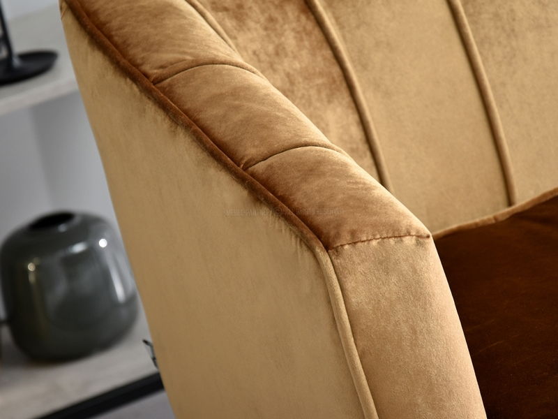 Sofa Etimee S (zlatna + zlatna)