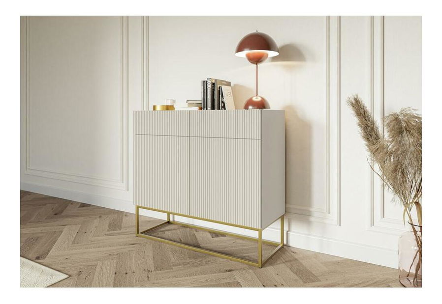 Komoda Vertigo V7 (sivo-bež)