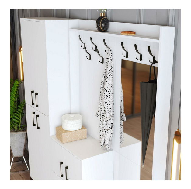 Előszoba fal Betina ABC (fehér)