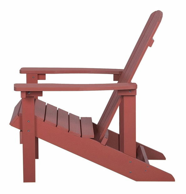 Záhradná stolička Adack (červená)