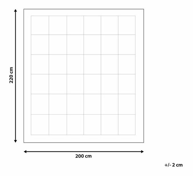 Plapumă 200 x 220 cm Kamza (alb)