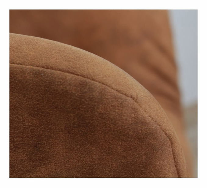 Jedálenské kreslo Lantos (hnedá)