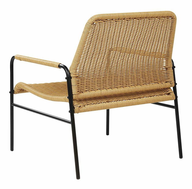 Set 2 buc scaune de grădină Prasa (natural)