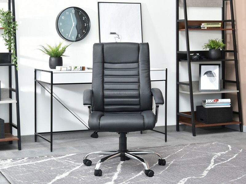 Kreslo Draggy (čierna + chrómová)