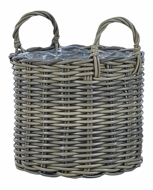 Set 3 buc coșuri Nikza (maro)