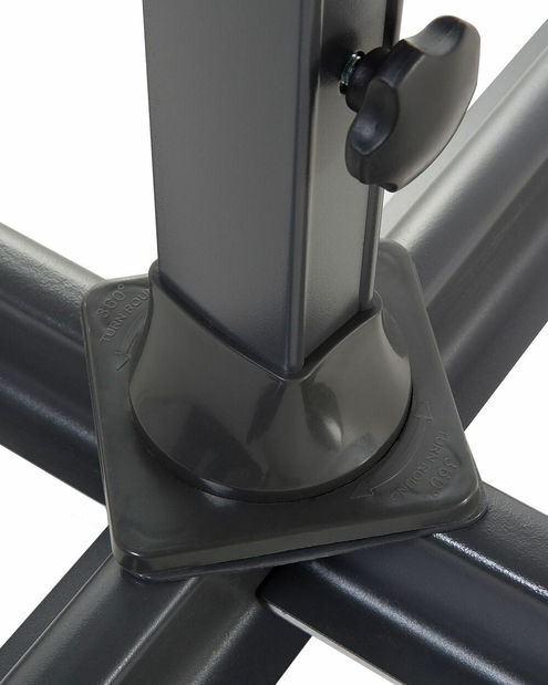 Umbrelă de grădină 300 cm SAVISSI (aluminiu) (antracit)