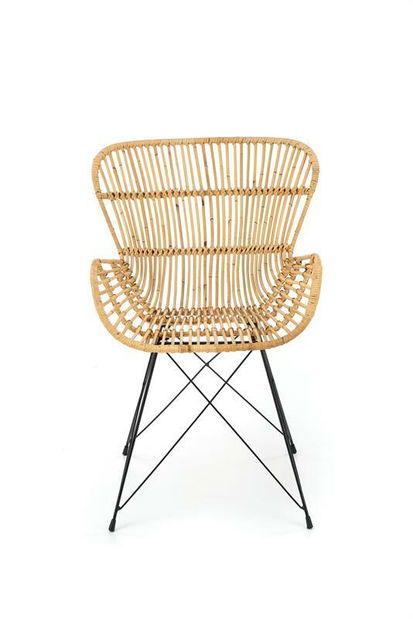 Étkezőszék Kari (természetes fa + fekete)