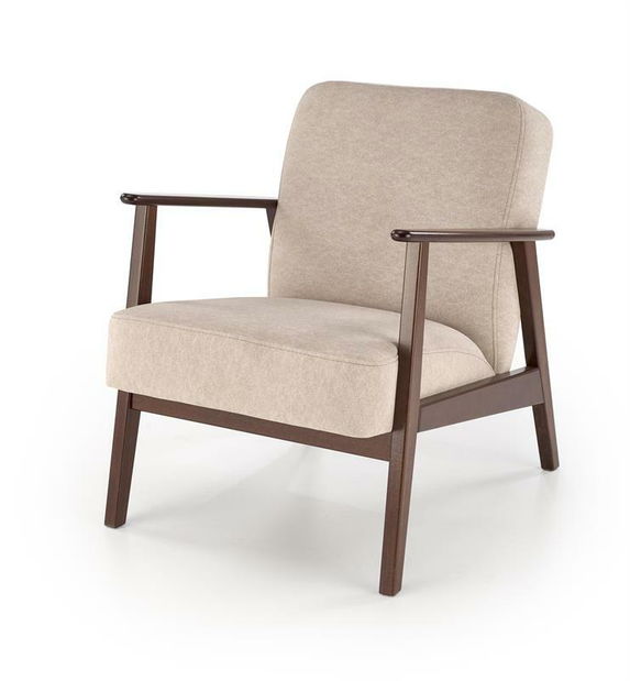 Fotel Milian 1 (bézs + dió)