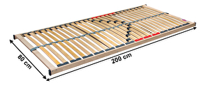 Lamelový rošt 80x200 cm Dobble Klass