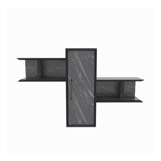 Sistem de rafturi Olidella (negru) 