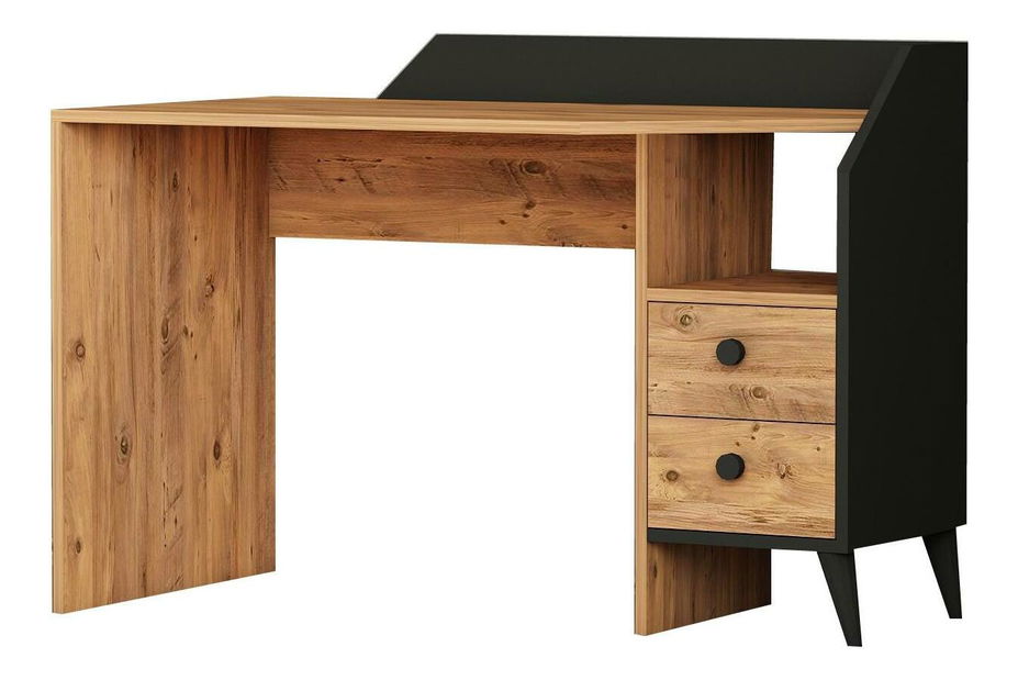 PC stolík Dekube 5 (borovica atlantická + čierna) 