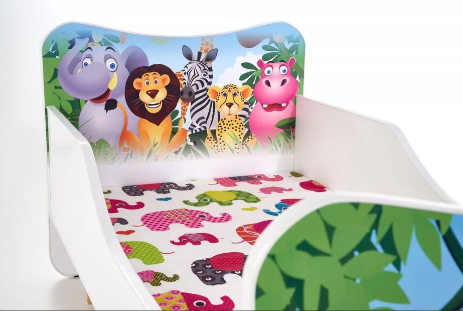 Jednostruki krevet Gerard Jungle (S podnicom i madracom) 