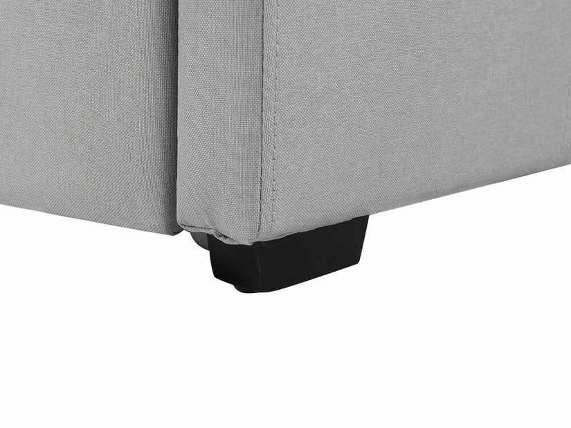 Rozkladacia posteľ 80 cm MERMAID (s roštom) (svetlosivá)