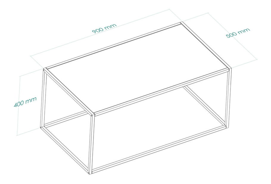 Stolić za kavu Logan (crna) *Outlet moguća oštećenja