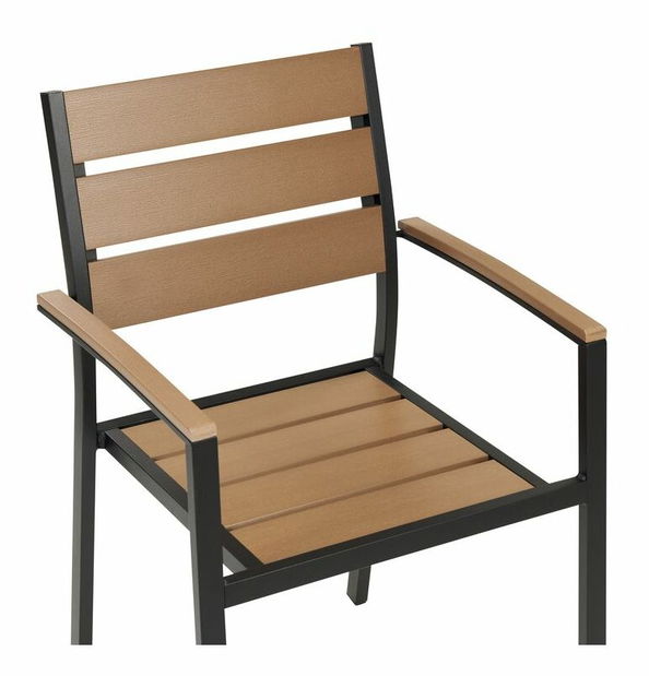 Set mobilier de grădină Valero (lemn deschis) 