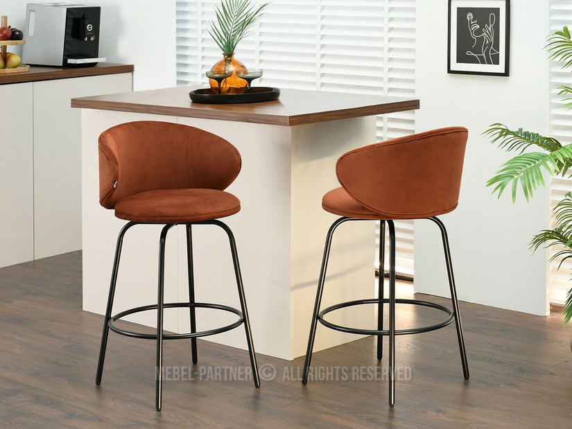 Scaun bar Japassie (negru)