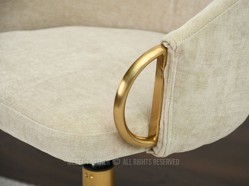 Scaun Carma B (crem + auriu)