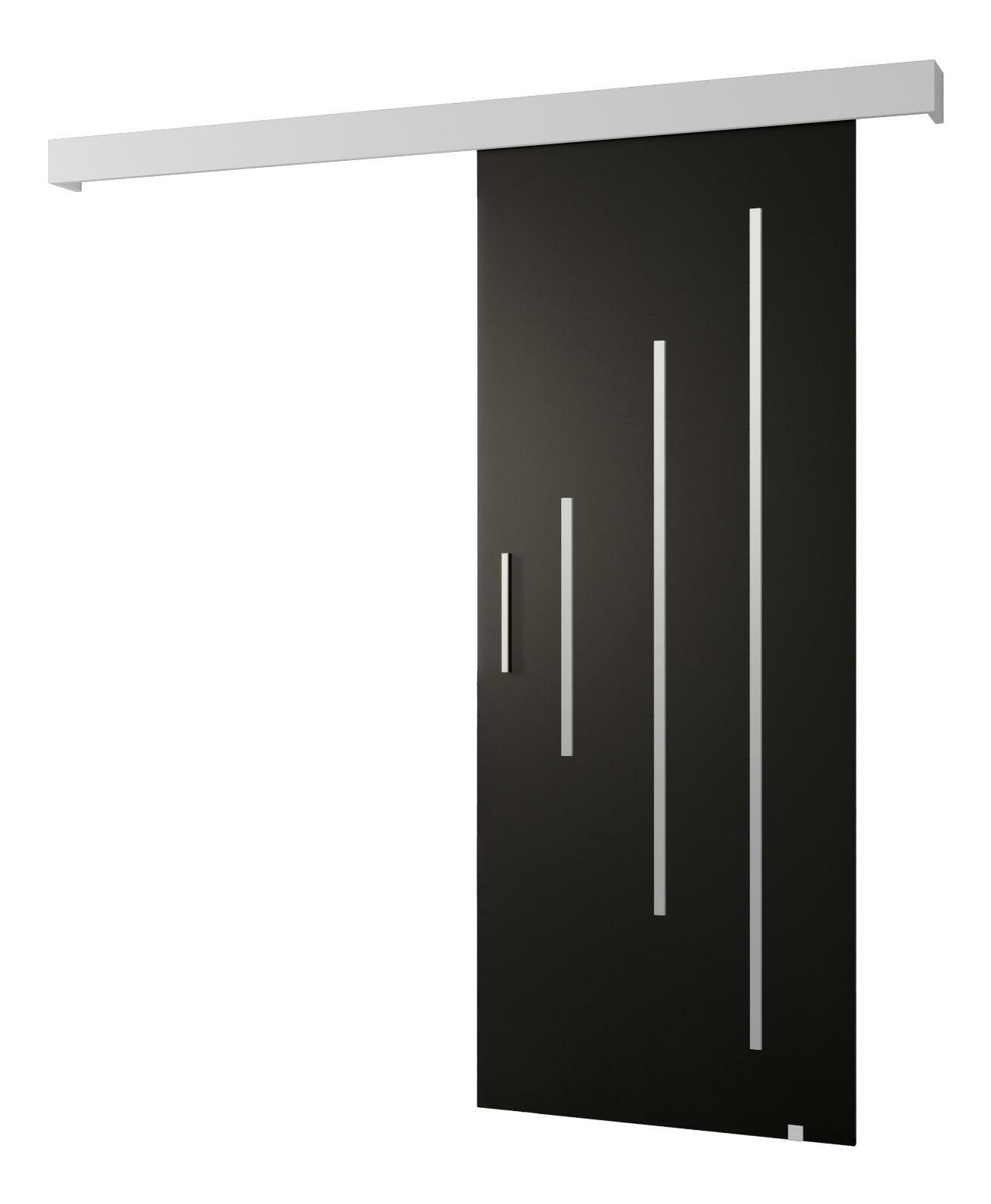 Klizna vrata 70 cm Slavdro 3 (crna mat + bijela mat)