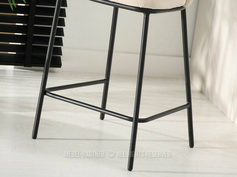 Scaun bar Kurkum (bej + negru)