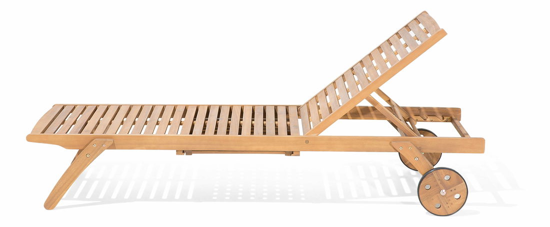 Záhradné lehátko Cessi (svetlé drevo)