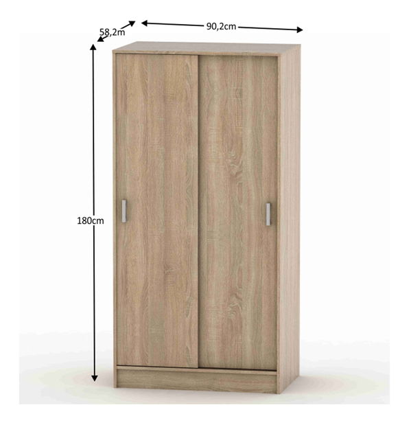 Ormar za garderobu Breanna 4 BE04 2 0 